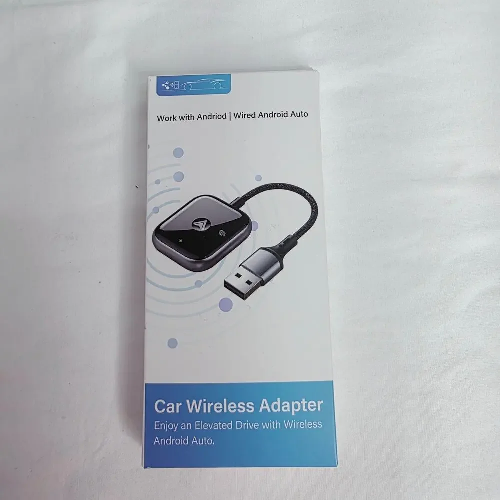 Plug & Play Android Auto Car Wireless Adapter Converts Wired to Wireless